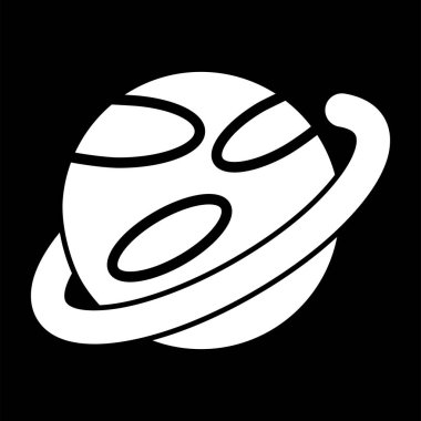 Gezegenin vektör illüstrasyon simgesi 