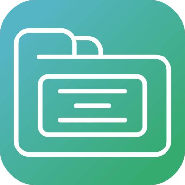 dizin web simgesi, basit vektör illüstrasyonu