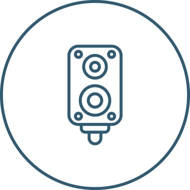 hoparlör simgesi, vektör illüstrasyonu basit tasarım