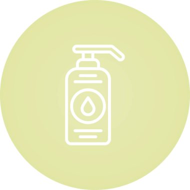 El dezenfektanı simgesinin vektör çizimi