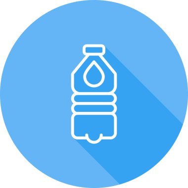 su şişesi ikonu tasarımı vektör çizimi 