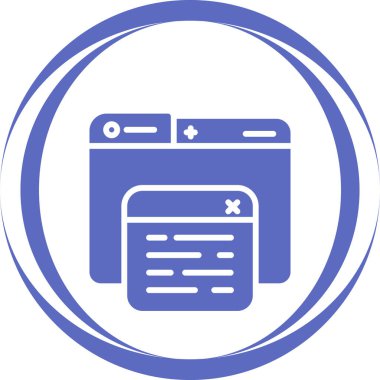 Açılır pencere simgesi izole edilmiş beyaz arka plan. Bir sekme işareti daha aç. Tarayıcı çerçeve sembolü. Dış bağlantı işareti. Çizgi, taslak ve doğrusal simge. Vektör İllüstrasyonu