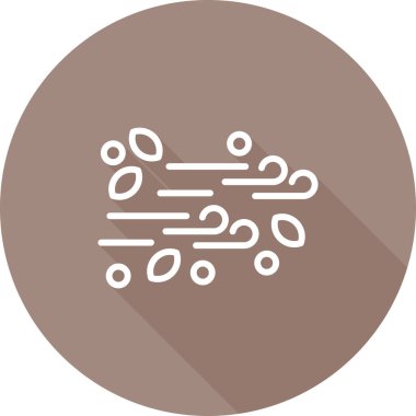 Rüzgar simgesinin vektör illüstrasyonu