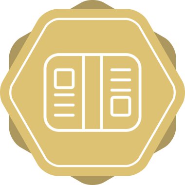 Kutu simgesi vektör illüstrasyonu