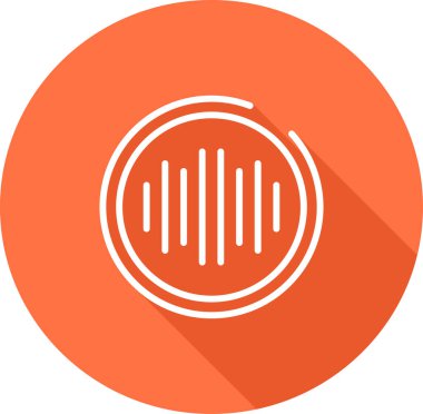 Ses Spektrumu simgesi, vektör illüstrasyonu 