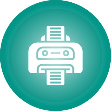 Robot simgesi, vektör çizimi