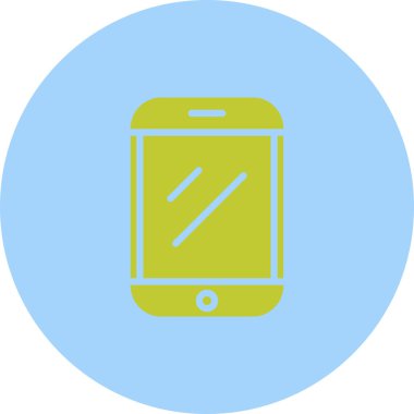 akıllı telefon simgesi, vektör illüstrasyonu basit tasarım