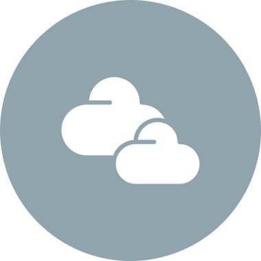 vector illustration of cloud modern icon 