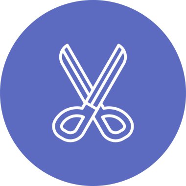 Scissors icon, vector illustration simple design