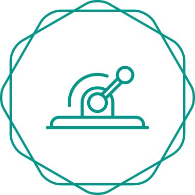 Kol simgesi. Endüstri koleksiyonundan beyaz arkaplan üzerine moda Lever logosu konsepti.