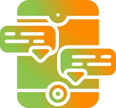 Metin Satır vektörüyle Konuşma Baloncuğu