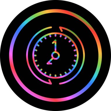 Her zamanki gibi. Web simgesi basit illüstrasyon