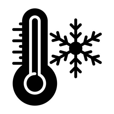 termometre ağ simgesi vektör çizimi 