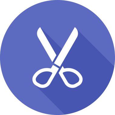Scissors icon, vector illustration simple design