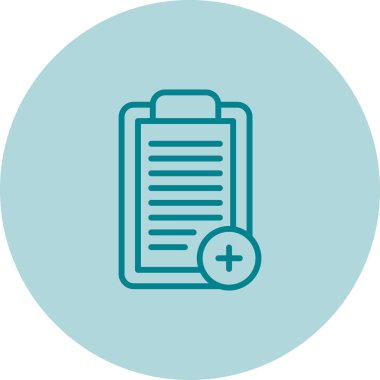 Kontrol listesi. Web simgesi basit illüstrasyon