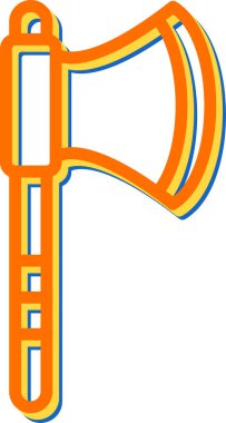 Balta. Web simgesi basit illüstrasyon