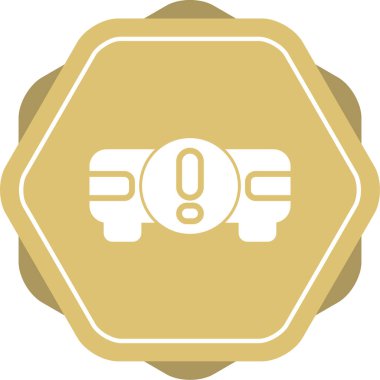 Web sitesi, Mobil, Sunum ve Logo Tasarımı için Projektör Simgesi. Vektör İllüstrasyonu