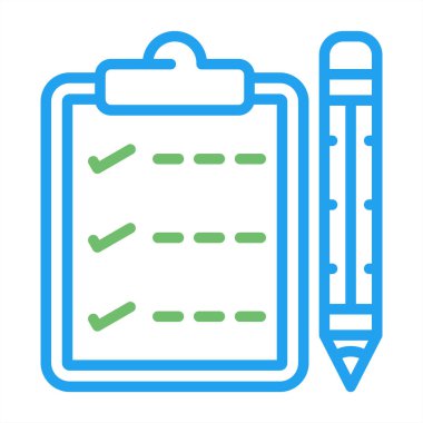 pad web simgesi vektör illüstrasyonu yazılıyor 