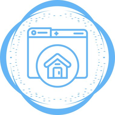 Ana sayfa vektör çizgisi simgesi beyaz arkaplanda izole edildi. Infographic, web sitesi veya uygulama için ana sayfa simgesi. 