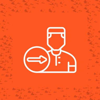 kullanıcı simgesi vektör çizimi tasarımı