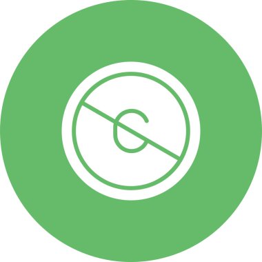 Uygulamalar ve web siteleri için kapatılan altyazı veya altyazı düz vektör simgesi