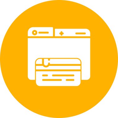 Bir Phishing simgesinin vektör illüstrasyonu 