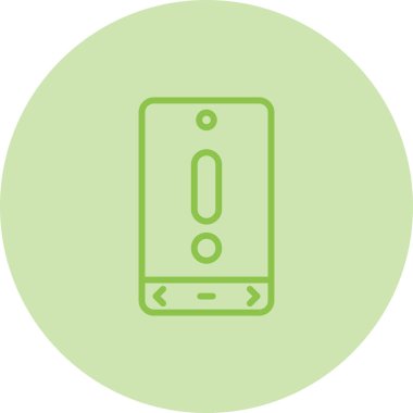 akıllı telefon simgesi, vektör illüstrasyonu basit tasarım