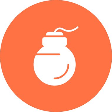 bomba ikonu web basit vektör çizimi
