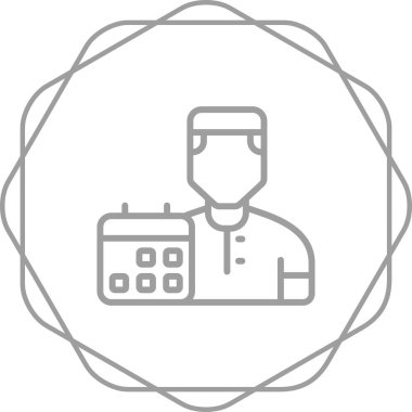 kullanıcı. Web simgesi basit illüstrasyon