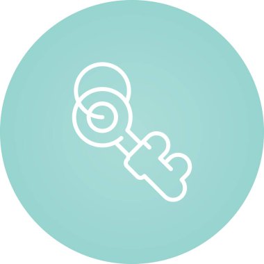 Anahtar. Web simgesi basit illüstrasyon