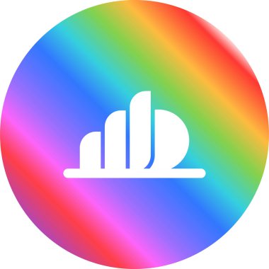 Kabuk simgesi, vektör illüstrasyonu basit tasarım