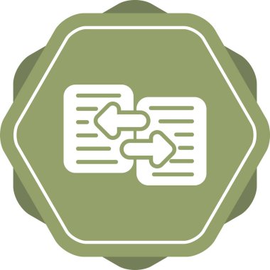 Veri Aktarımı modern simgesinin vektör çizimi