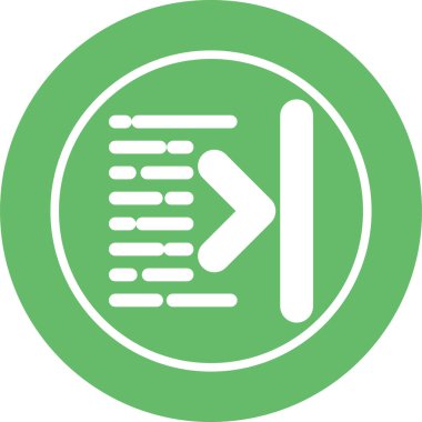 Kodlama. Web simgesi basit illüstrasyon