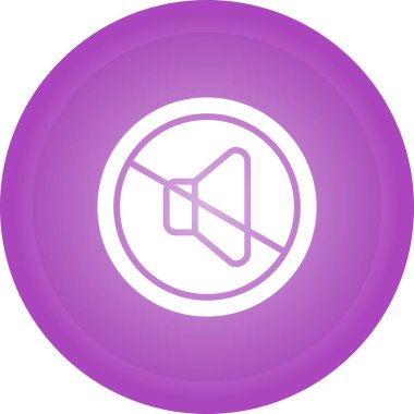 hoparlör simgesi, vektör illüstrasyonunu kapat