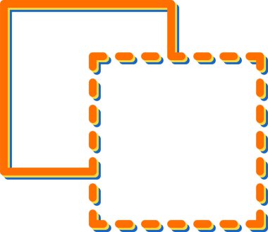 Önplan web simgesi, vektör illüstrasyonu