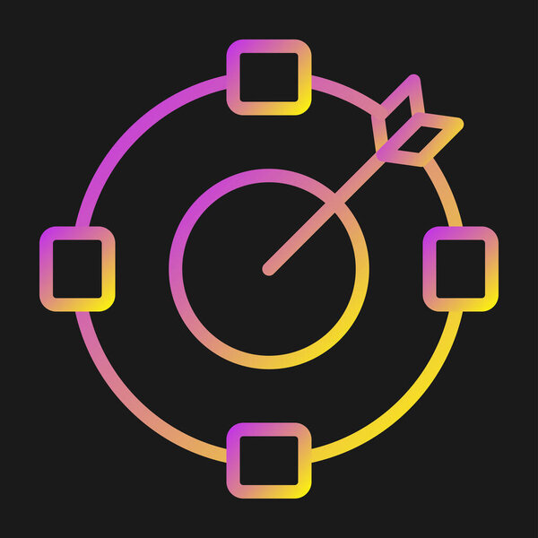 target web icon vector illustration