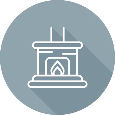 Fırın simgesinin vektör illüstrasyonu