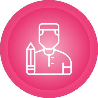 kullanıcı. Web simgesi basit illüstrasyon