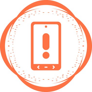 akıllı telefon simgesi, vektör illüstrasyonu basit tasarım