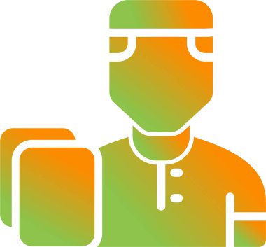 kullanıcı. Web simgesi basit illüstrasyon