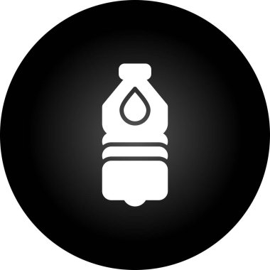 su şişesi ikonu tasarımı vektör çizimi 