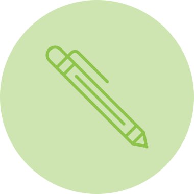 kalem simgesi, vektör illüstrasyonu basit tasarım