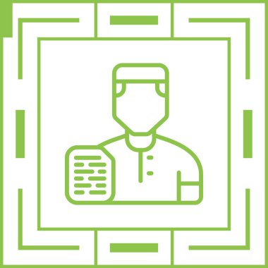 kullanıcı. Web simgesi basit illüstrasyon