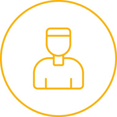 kullanıcı. Web simgesi basit illüstrasyon