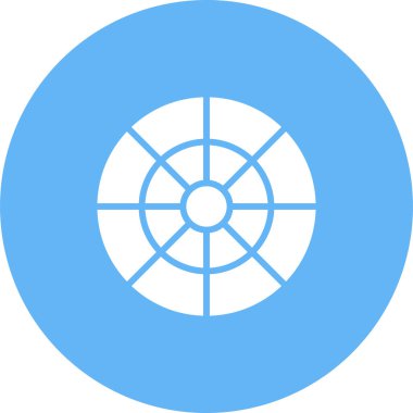 Pantone Simgesi. Renkli Tekerlek İşareti. Vektör İllüstrasyon Kılavuzu.