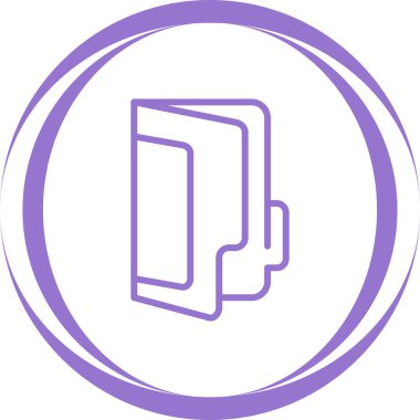 dizin web simgesi, basit vektör illüstrasyonu