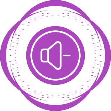 Down Button modern simgesinin vektör illüstrasyonu