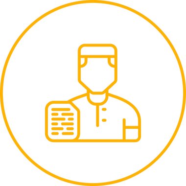 kullanıcı. Web simgesi basit illüstrasyon