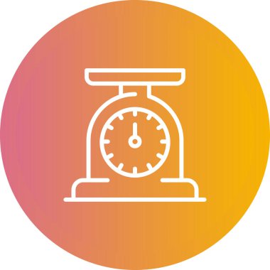 simge vektör çizim ağırlık ölçekler