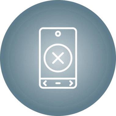 çapraz simgenin vektör illüstrasyonu 